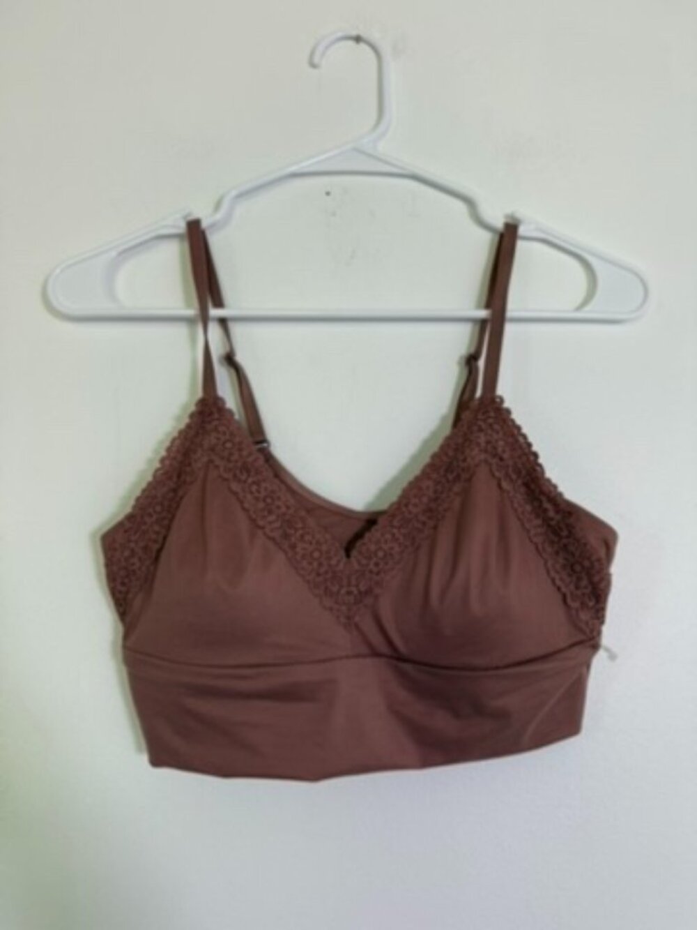 Aerie Real Me Lace Trim Bralette Size Small NWT